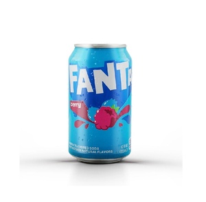 Boisson gazeuse authentique Fanta US aux fruits rouges, lot de 12 canettes de 355 ml, qualité supérieure, rafraîchissement pour les achats en gros - Product Image 2