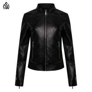 Chaquetas acolchadas para mujer, ropa de calle informal ajustada auténtica, chaquetas largas de cuero transpirable para exteriores - Product Image 4