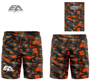 Pantalones cortos de baño tejidos para hombre con estampado básico de verano, pantalones cortos de playa con sublimación de ajuste recortado, dos bolsillos con dobladillo lateral profundo, Bóxer Vintage - Product Image 6