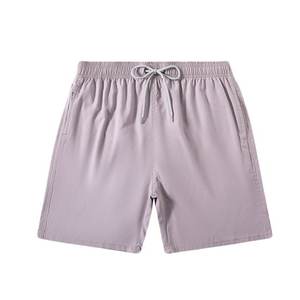 Short de bain pour hommes Short d'été uni Pantalon court décontracté à coupe décontractée et élastique Séchage rapide - Product Image 1