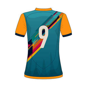 เสื้อยืดกีฬาผู้ชาย แบบซับลิเมชั่น ป้องกันรังสียูวี เป็นมิตรกับสิ่งแวดล้อม ระบายอากาศได้ดี ผลิตจากโพลีเอสเตอร์ถัก 100% ทรงปกติ ไม่หดตัว สไตล์ฤดูร้อน - Product Image 3