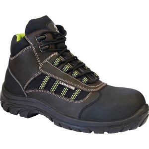 Botas de Seguridad Danube S3 SRC EN20345 Talla 45 Negro/Marrón con Forro de Cuero y Textil - Product Image 1