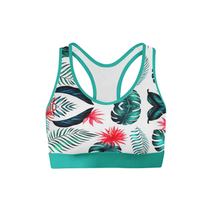 Soutien-gorge de sport respirant à séchage rapide, écologique, léger, en Spandex/Nylon pour femme, sublimation, haute qualité, design uni personnalisable - Product Image 4