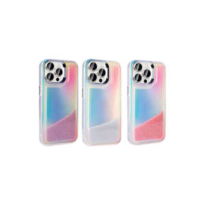 Funda Netzy Rosa para iPhone 15 Pro, Funda de Silicona Líquida Antigolpes con Diseño de Cuentas, Modelo Animado para 7 Plus - Product Image 3