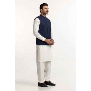 Chaleco Azul Marino WC-PD24-003, Prenda Exterior con Decoración de Botones - Product Image 3