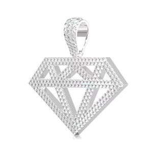 คอลเลกชันเครื่องประดับสุดหรูสำหรับทุกวัน เงินแท้ 925 ชุบทอง รูปทรงมงกุฎฮิปฮอป เพชรโมอิสซาไนต์ ความใส VVS - Product Image 3