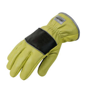 Gants de pompier Firemaster 4 Premium en cuir de vachette PYRO-HIDE avec protection des jointures en Kevlar Kovenex NFPA 1971 - Product Image 3