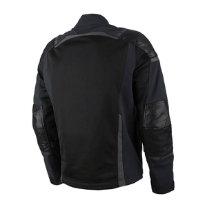 Veste de moto imperméable noire pure personnalisée pour hommes pour toutes les saisons, aventure pour les circuits textiles d'été - Product Image 2