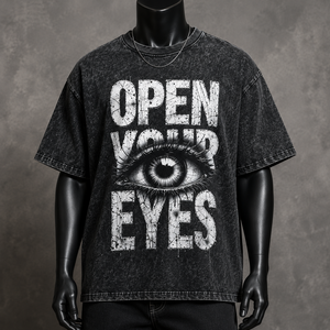 Camiseta Gráfica Extra Grande Premium para Hombre y Mujer, Estilo Casual Urbano, Camiseta de Algodón, Moda Urbana Masculina, Corte Holgado Informal de Algodón - Product Image 5