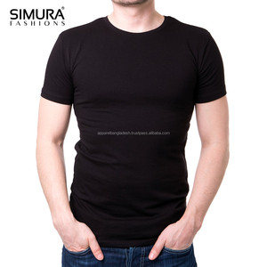 Camiseta con Cuello en V de Nuevo Estilo para Hombre, Ropa Casual Urbana, Moderna y Elegante, Corte Regular, Transpirable, Manga Corta, Poliéster/Algodón, OEM - Product Image 3