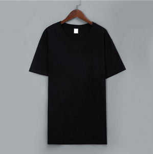Diseño de impresión del logotipo de la camiseta de los hombres de gran tamaño de algodón negro bordado camiseta al por mayor de los hombres personalizados camisetas para hombres - Product Image 1