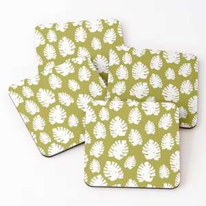 Nouveau design de sous-verres en bois avec tasses à thé imprimées, ensemble de 4 pièces époxy pour la maison et la cuisine - Product Image 2