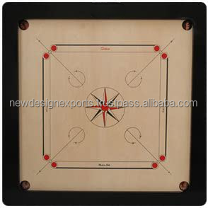 Carrom <b>Board</b> with Coins and Striker 16 Inches - Product Image 2