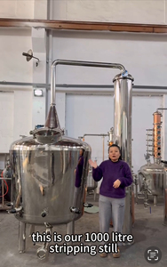 Équipement de distillation d'<span class=keywords><strong>alcool</strong></span> en acier inoxydable 304 de 200 L avec pompe à moteur pour la fabrication de whisky et de rhum, chauffage électrique - Product Image 4