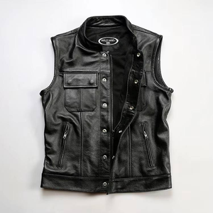 <b>Men</b> <b>Casual</b> <b>Waistcoat</b> <b>Mens</b> Stylish Leather Vest Premium Cowhide Quality - Product Image 6