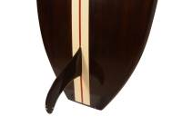 OMH K222B Tabla de Paddle Surf Duradera Unisex de Madera Pintada en Oscuro de 11 pies con 1 Quilla, Combo Kayak/Surfboard, Bolsa de Accesorios, Certificado House