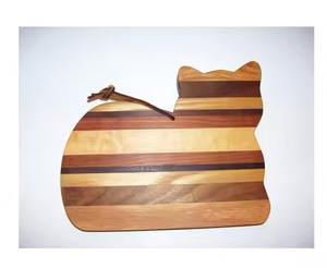 Planche à découper en bois et résine de qualité supérieure, 3 pièces, qualité standard, look design, planche à fromage, utilisation en restaurant - Product Image 4