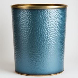 Poubelle en métal élégante sans couvercle, à pédale, conçue pour la décoration intérieure, alliant fonctionnalité, durabilité et design élégant - Product Image 6