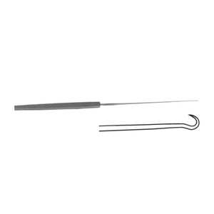 Adson Dura Hook เส้นประสาท8นิ้วทื่อ3มม. 90องศาเหล็กสแตนเลส Medic Instrument Frazier Dura retractor Hook - Product Image 6