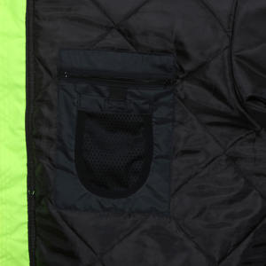Veste de sécurité réfléchissante pour homme, sur mesure, hiver, classe 1 ANSI, imperméable, rembourrée en coton, avec éclairage LED et logo personnalisé - Product Image 6