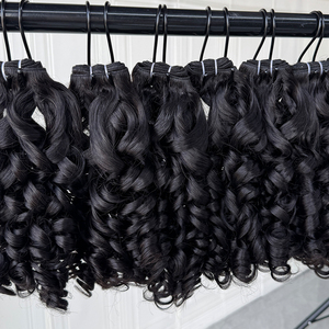 Extensiones de Cabello Humano Ondulado Natural de Camboya, Doble Trama, Cutícula Alineada, para Proveedores de Cabello - Product Image 5