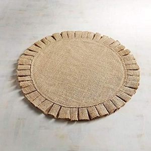 Napperons en jute de luxe et napperons de table Sous-verres pour tasses Coussinets en tissu - Product Image 3