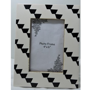 Cadre photo en bois de bambou naturel de style antique, très tendance, pour table, salon, hôtel, décoration murale, cadres de taille personnalisée - Product Image 4