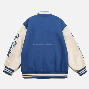Veste pour homme varsity Fabrication pakistanaise Vestes varsity pour homme Fermeture à boutons Baseball Laine Collège Homme Veste varsity d'hiver - Product Image 2