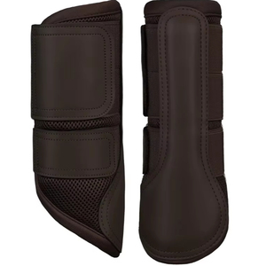 Bottes de brossage pour chevaux de protection, rembourrage absorbant les chocs conçu pour la protection des tendons et des jarrets, bottes de brossage du Pakistan - Product Image 1