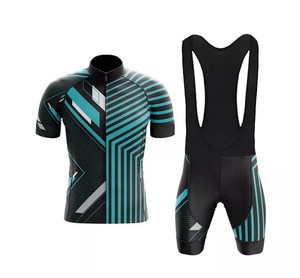 Pro Summer Men's Cycling Jersey Set Quick Dry MTB Bike Ropa Manga corta Ropa de bicicleta Camisas OEM Nombre del equipo - Product Image 2
