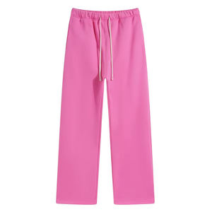 Ensemble de survêtement pour homme, pantalon de survêtement délavé à l'acide, effet usé, avec broderie personnalisée et couleur évasée, pantalon ample délavé au soleil - Product Image 1