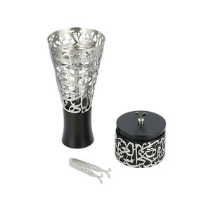 Hecho de material de metal dorado Soporte de incienso Diseño admirable Quemador Bakhoor para el hogar Hotel Ocasiones festivas en precio al por mayor - Product Image 6