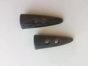 Botón de palanca de cuerno Accesorios de moda India Alta calidad Precio barato De artesanías de media luna - Product Image 2