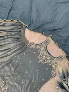 ชุดอัฟกานีปักลายสวยงาม คอลเลคชั่นแฟนซี 2024 ดีไซน์ดั้งเดิม สง่างาม ขายดีที่สุด ชุดปากีสถาน ซัลวาร์ กามีซ สำหรับงานปาร์ตี้ - Product Image 5