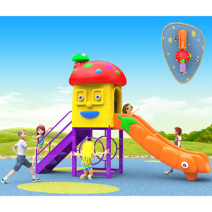 Sân chơi ngoài trời thiết bị cho trẻ em rừng phòng tập thể dục với nhựa trượt cho vui chơi giải trí công viên trường Gardens daycare chơi Set - Product Image 5