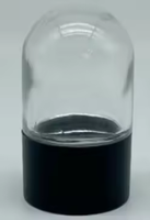 Offre Spéciale – Bouteille Bulbe 100 ml – Support Logo Personnalisé – Pot en Plastique – Bouteille en Plastique à Fond Rond