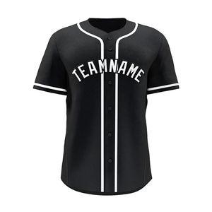 Maillot de baseball gris personnalisé en gros d'usine maillot de football professionnel vêtements de sport chemises à motifs vierges - Product Image 5