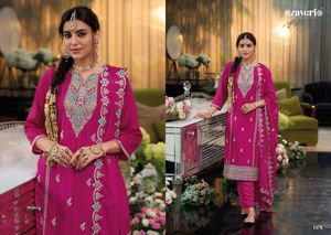Dernière tenue de créateur haute sur demande Heavy Chinon Salwar Suit & Dupatta Avec Broderie Travail Femme Mode World Wide Exportateur - Product Image 3