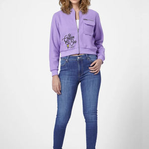 Chaqueta deportiva de pato acolchada ligera para mujer de alta calidad abrigo tendencia Bomber Stand transpirable algodón relleno carta invierno - Product Image 1