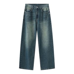 Jeans baggy pour hommes, pantalons amples en denim à jambe large, mode décontractée, mode tendance, streetwear, vente en gros - Product Image 1