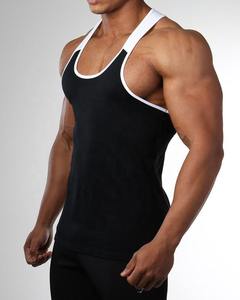 Camiseta sin mangas de algodón personalizada al por mayor para hombre, chaleco de gimnasio, Camiseta deportiva, entrenamiento muscular, culturismo, Stringer - Product Image 2