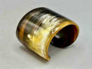 ทำด้วยมือเป็นมิตรกับสิ่งแวดล้อมธรรมชาติเขาควายกำไลข้อมือรักกำไลข้อมือกว้างสร้อยข้อมือขัดเงาเครื่องประดับทำด้วยมือ - Product Image 4