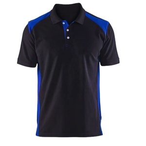 Polos de golf de diseño personalizado para hombre, de secado rápido de poliéster 100% piqué de algodón, cuello bordado estampado sólido, manga corta - Product Image 1