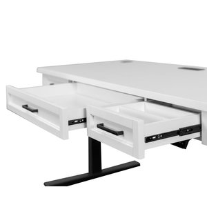 Bureau debout réglable en hauteur en acier DESK-0073 par Elsadig, bureau d'ordinateur rectangulaire à structure métallique - Product Image 4