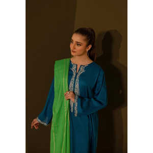 Camisa y Dupatta de Chifón con Bordado Jacquard WGK-JQW-DE-2955 - Product Image 3