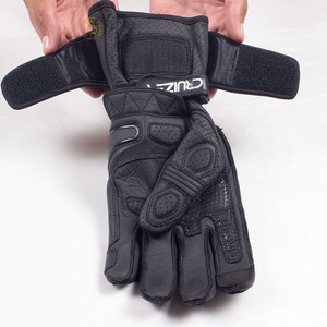 100% cuir moto main gants de sécurité en cuir véritable Street Wear course respirant gants en cuir - Product Image 3