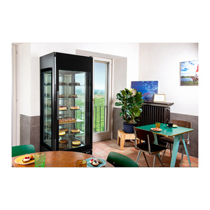 FRAMEC Présentoir vertical en verre congélateur à pâtisserie Réfrigérateur vertical gris pailleté peint 668X781X2000mm - Product Image 3