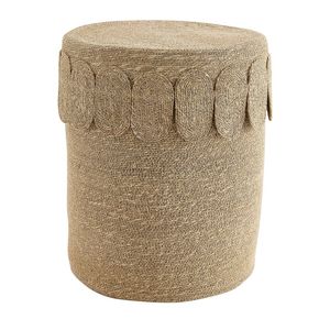 Jute Laundry <b>Baskets</b> <b>With</b> <b>Lid</b> Sustainable Natural Rattan <b>Seagrass</b> Clothing Organizer Multifunctional OEM ODM Welcome Home Hotel - Product Image 2