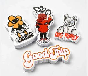 Pegatinas de Vinilo Decorativas Personalizadas para Niños con Adhesivo Fuerte |   Calcomanías de PVC Resistentes a los Rayos UV con Acabado Brillante Impermeable, 100 Piezas - Product Image 5