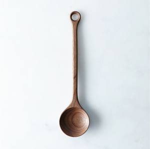 Juego de Cubiertos para Ensalada de Madera Oscura de Lujo, Acabado Liso, Duradero, Cuchara y Tenedor con Mango Largo para una Cocina y Comedor Elegantes - Product Image 6
